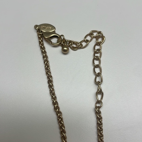Chico’s Gold Statement Necklace - Picture 3 of 4